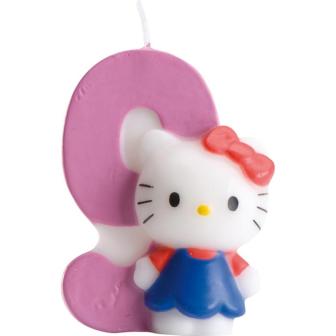 Zahlenkerze "Hello Kitty" 9 cm-9