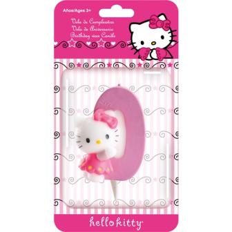 Zahlenkerze "Hello Kitty" 9 cm-0