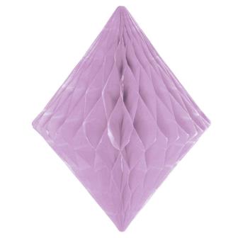 Wabenpapier-Diamant 30 cm-flieder