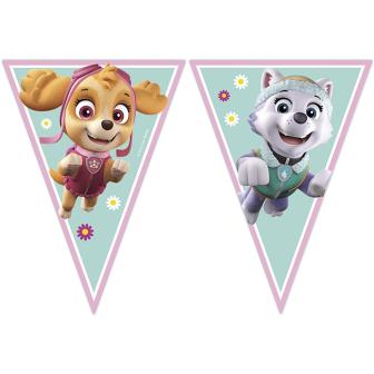 Wimpel-Girlande Paw Patrol - Skye & Everest 2,3 m