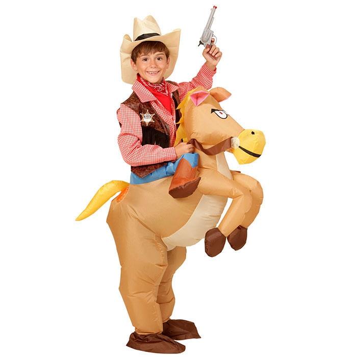 Aufblasbares Kostüm Pferd für Kinder 2-tlg. günstig kaufen bei  PartyDeko.de