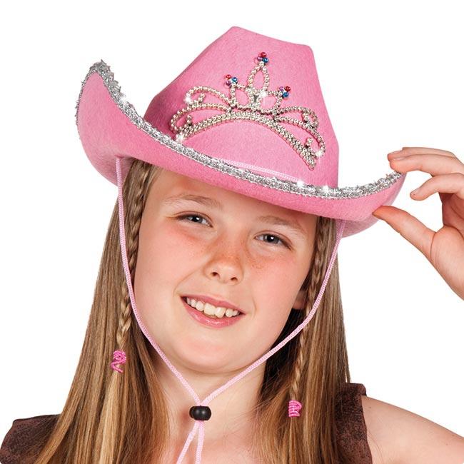 Cowboyhut Glamour Cowgirl für Kinder günstig kaufen bei PartyDeko.de
