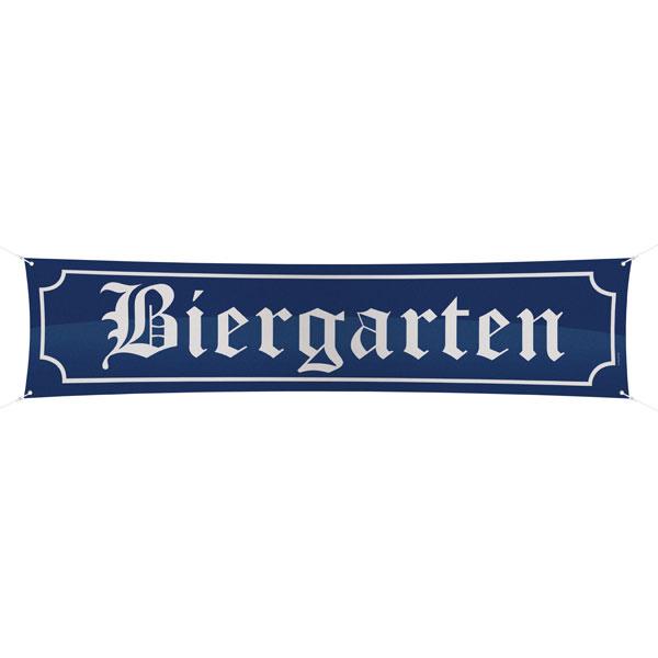 Stoff Banner Biergarten 180 Cm Gunstig Kaufen Bei Partydeko De