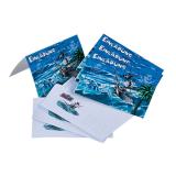 Einladungskarten "Piraten - Schrecken der Meere" 14,5 cm 8er Pack